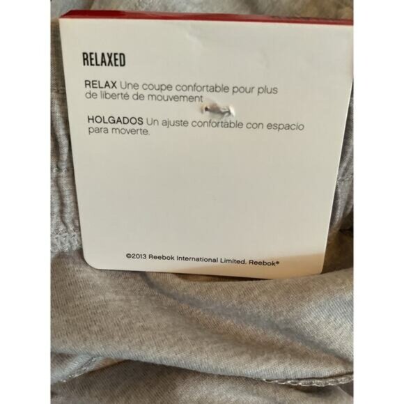 Reebok Womens 3XL Relaxed Fit Gray Shorts With Elastic Waistband & Pockets - Picture 3 of 7